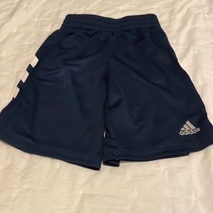 Boys navy blue Adidas shirts